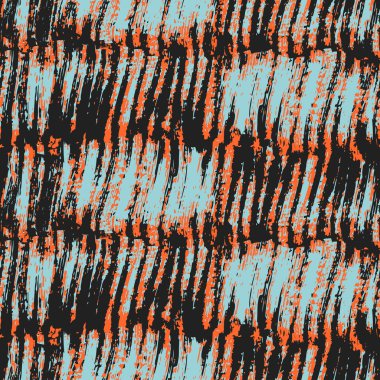 Vektör fırça grunge karalama vuruş seamless modeli.