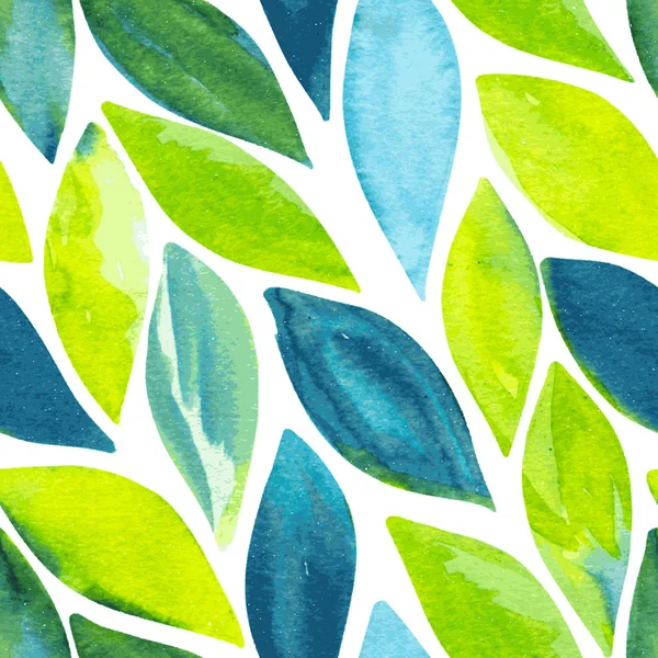 봄 잎 원활한 패턴 — 스톡 벡터
