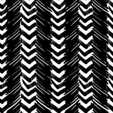 Sorunsuz fırça kalem elle çizilmiş doodle deseni. Vektör arka plan 