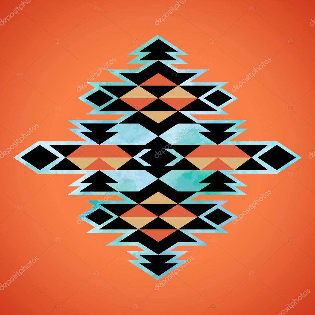 Navajo aztec textile inspiration pattern. Native american indian Stock  Vector Image by ©OlgaLIS #70272813