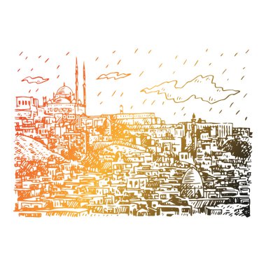 Görünümü, Kahire, Mısır. 