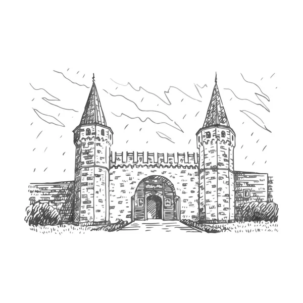 giriş Topkapı palace, Istanbul, Türkiye. 