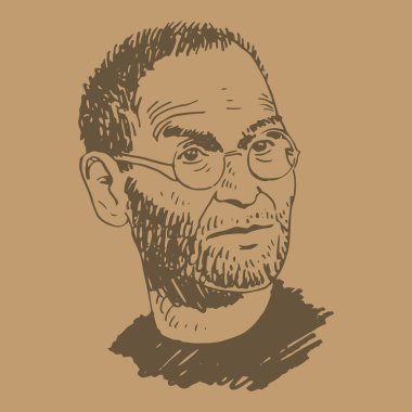 Steve Jobs portresi. 