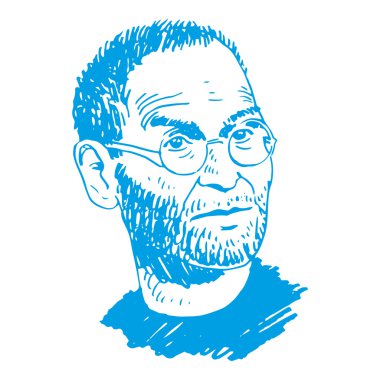 Steve Jobs portresi. 