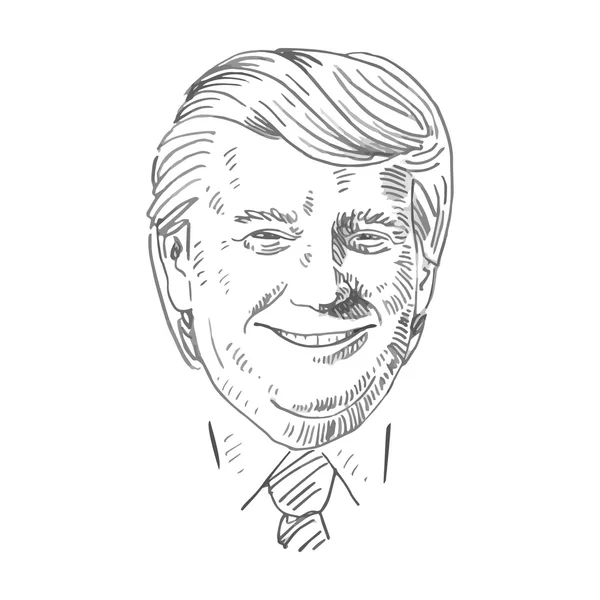Дональд Трамп, республіканського кандидата в президенти. — стоковий вектор