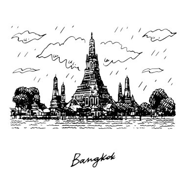 Wat Arun tapınağı Bangkok, Tayland. 