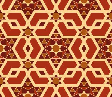 çokgenlerin üzerinde dayalı kesintisiz mozaik desen.