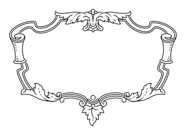 vektör anahattı çerçeve