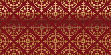 Altın desenli vektör kartı.