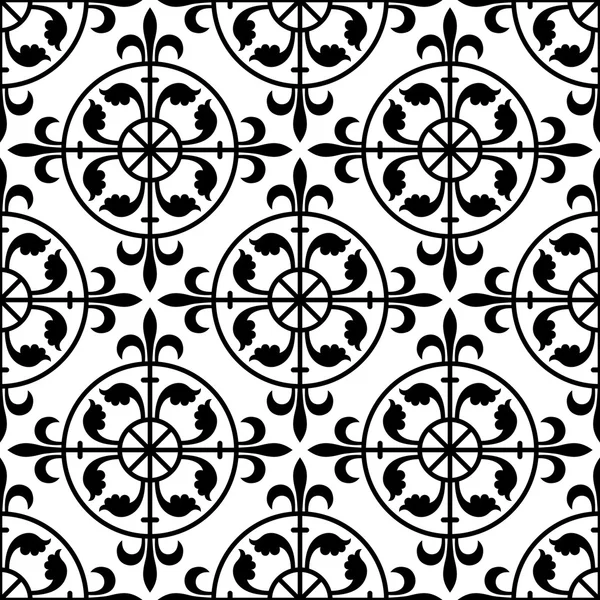 Patrón gótico sin costura . — Archivo Imágenes Vectoriales