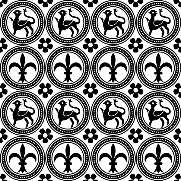 Gothic seamless pattern. — Stock Vector