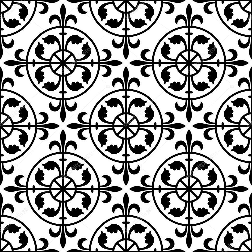 Gothic seamless pattern.