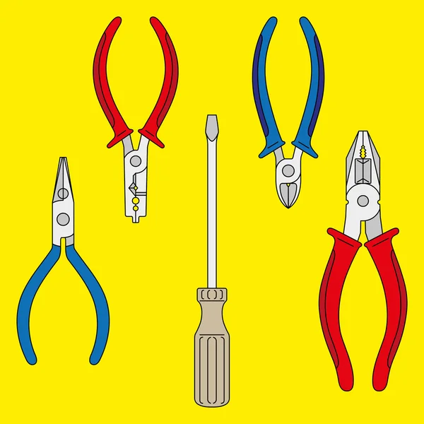 Ferramentas de vetores — Vetor de Stock