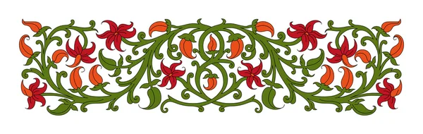 Floral στολίδι σε μεσαιωνικό στιλ. Royalty Free Διανύσματα Αρχείου