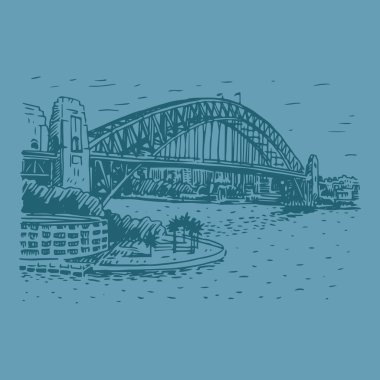 Harbour Bridge, Sydney, Avustralya.