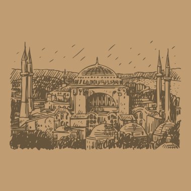 Hagia Sofia, İstanbul, Hindi.