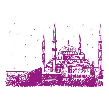 Mavi Cami, İstanbul, Türkiye.