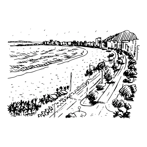 Copacabana Plajı, rio de janeiro, Brezilya.