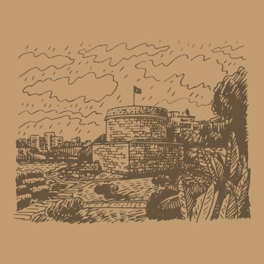 Hıdırlık Kulesi, Antalya, Türkiye'nin tarihi kent.