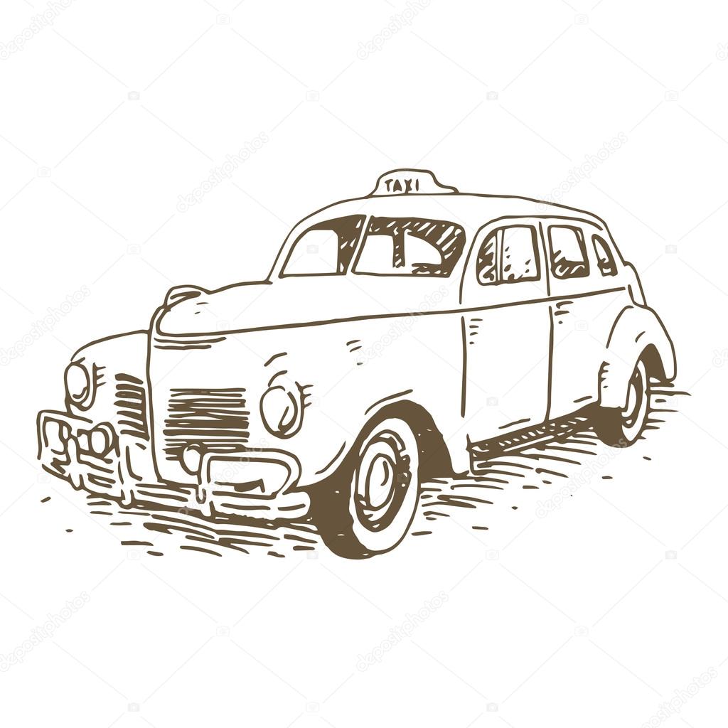 retro taxi