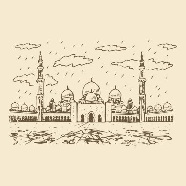 Şeyh Zayed Ulu Cami Abu Dabi, BAE.
