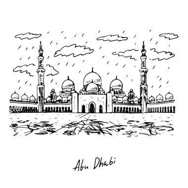 Şeyh Zayed Ulu Cami Abu Dabi, BAE.