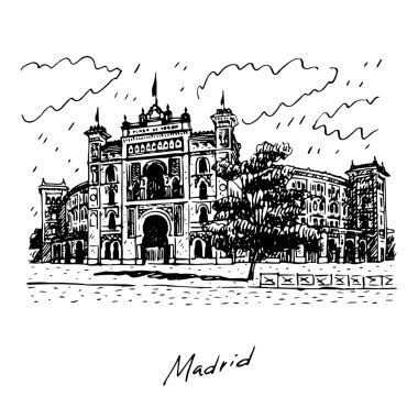 Madrid, İspanya 'da Las Ventas Bulvarı.