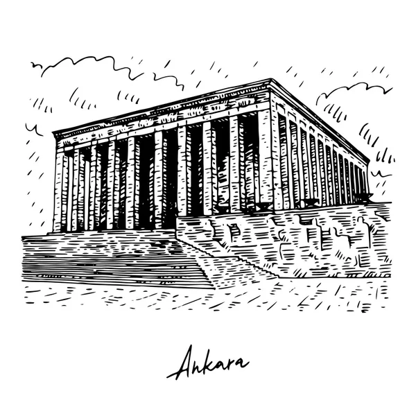 Atatürk'ün anıt mezar. Ankara, Türkiye.