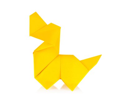 Sarı köpek origami