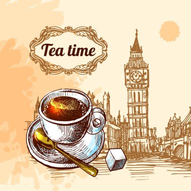 Çay Zamanı Çizimi