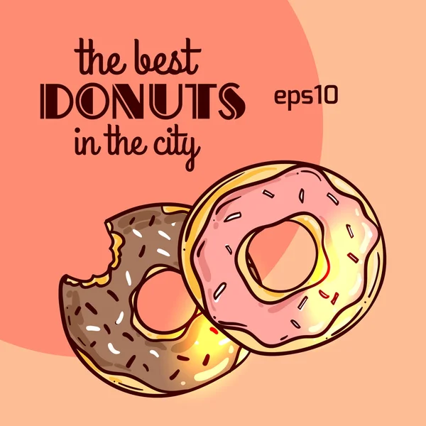 Donut pour votre design — Image vectorielle