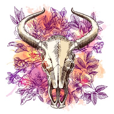 Boho stil için T-shirt baskı.