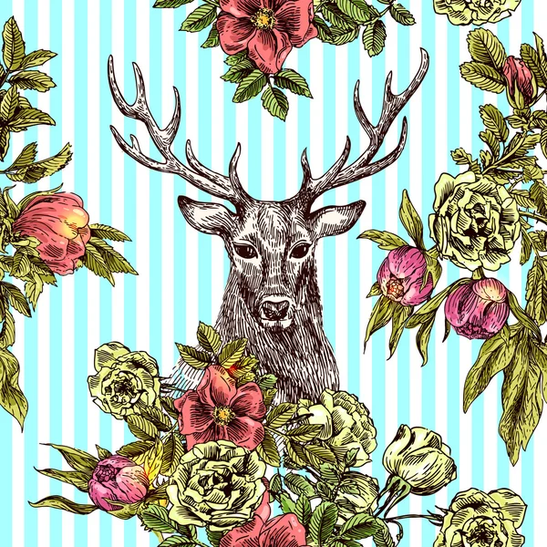 Boho tarzı el çekilmiş sorunsuz patternr