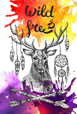 Poster deer ile