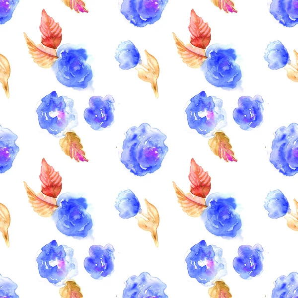 Aquarell-Skizze von Blumen — Stockfoto