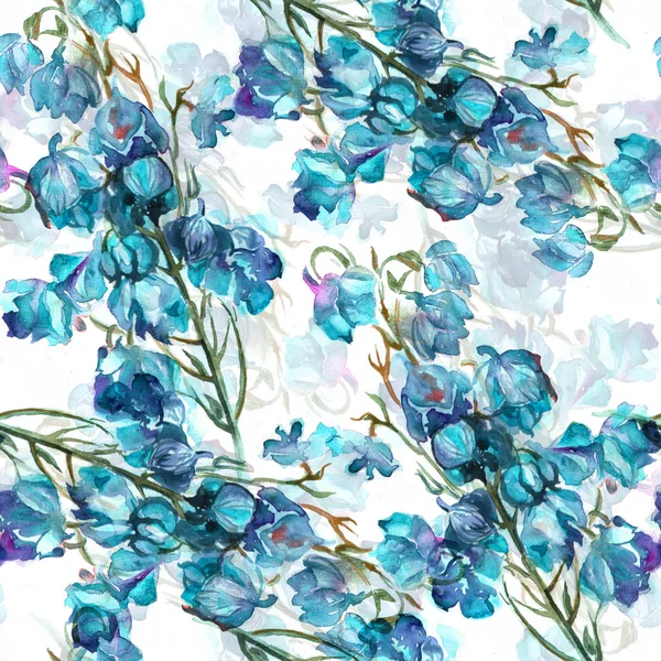 Aquarell dekorative Blumen — Stockfoto