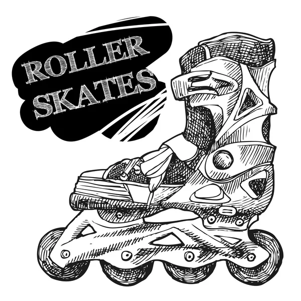 Roller-Skates — Stockový vektor