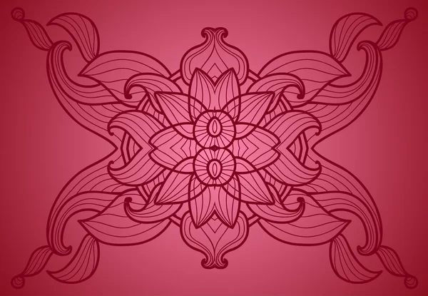 Fondo rojo abstracto — Vector de stock