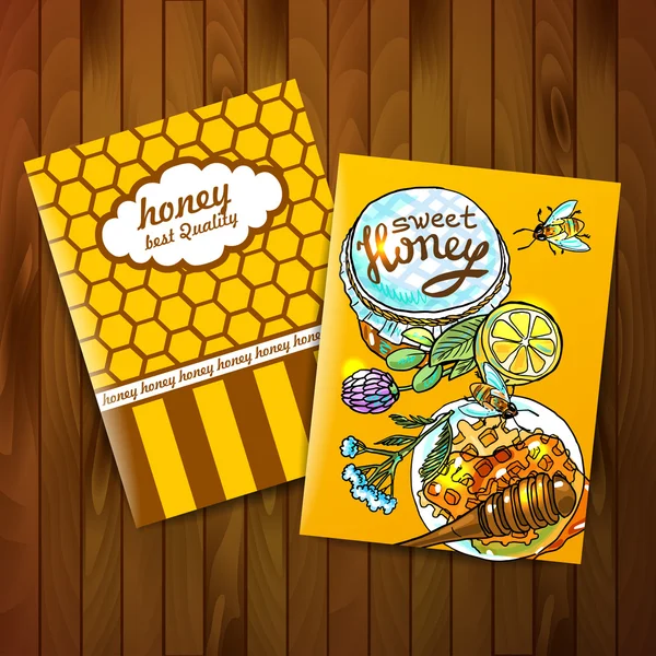 Süßer Honig — Stockvektor