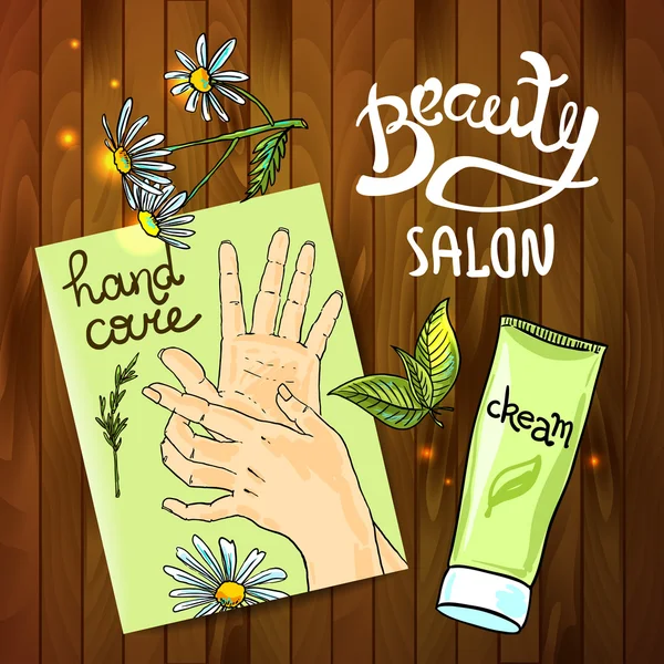 Hand care — Stock Vector