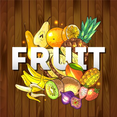 fruits healthy food clipart