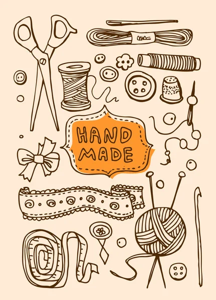 Handmade stuff — стоковый вектор
