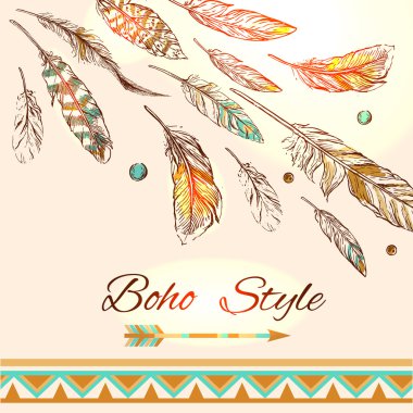tüyler boho stili