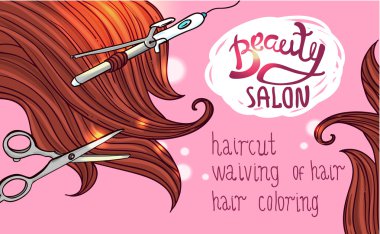 saç kesimi vektör çizim