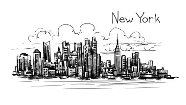 New York çizimi