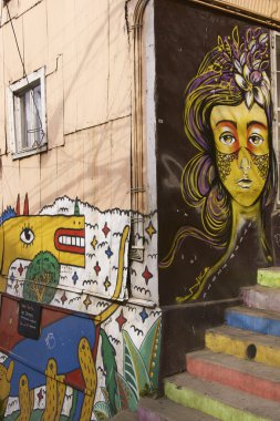 valparaiso içinde sokak sanatı