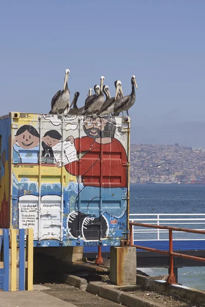 Fischereihafen von Valparaiso — Stockfoto