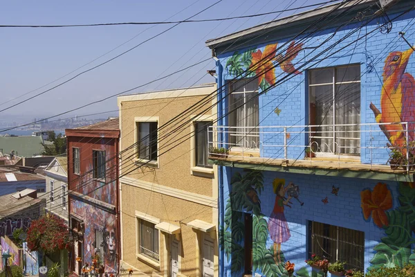 Colorido Valparaíso en Chile — Foto de Stock