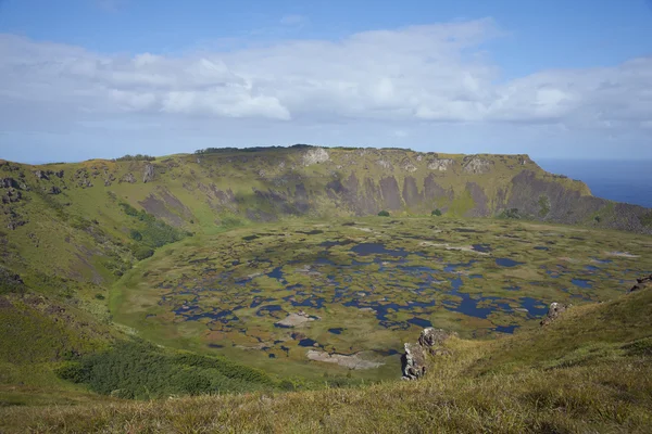 Yanardağ Rano Kau — Stok fotoğraf