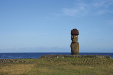 Rapa Nui antik Moai heykele 